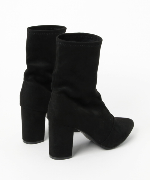 Re:EDIT（リエディ）の「ミドル丈ストレッチブーツ（ブーツ・レディース・ブラック/ネイビー/ブラウン/グレー/キャメル・SMALL/MEDIUM/LARGE/X-LARGE/XX-LARGE）」の6枚目の写真