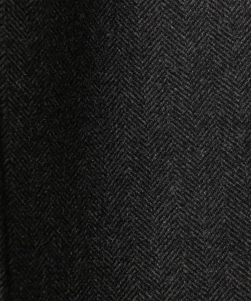 ASTRAET（アストラット）の「ASTRAET（アストラット）ヘリンボーン柄 リバーテーラードコート（その他アウター・レディース・ダークグレー・0/1）」の9枚目の写真