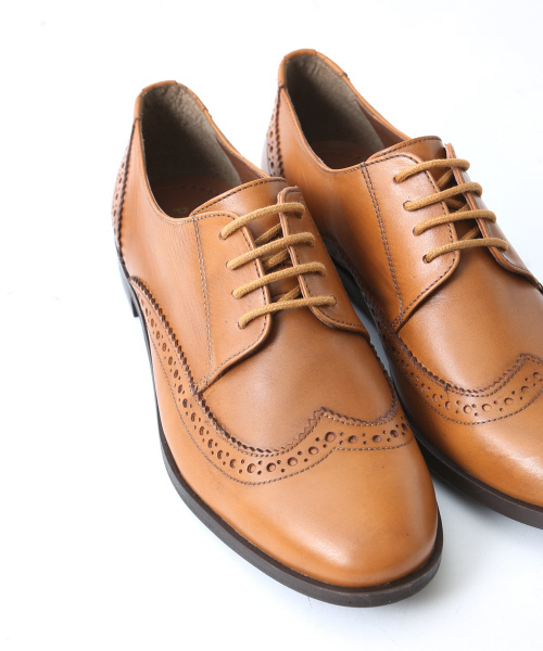 PICHE ABAHOUSE（ピシェ アバハウス）の「ウィングチップシューズ（ドレスシューズ・レディース・ブラック/ブラック系その他/キャメル・36/37/38/39/35）」の13枚目の写真