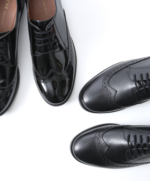 PICHE ABAHOUSE（ピシェ アバハウス）の「ウィングチップシューズ（ドレスシューズ・レディース・ブラック/ブラック系その他/キャメル・36/37/38/39/35）」の15枚目の写真