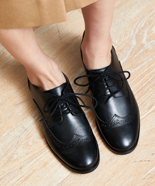 PICHE ABAHOUSE（ピシェ アバハウス）の「ウィングチップシューズ（ドレスシューズ・レディース・ブラック/ブラック系その他/キャメル・36/37/38/39/35）」の16枚目の写真