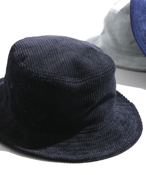 WEGO（ウィゴー）の「WEGO/コーデュロイバケット（ハット・メンズ・ブラック/ネイビー/ライム・FREE）」の2枚目の写真