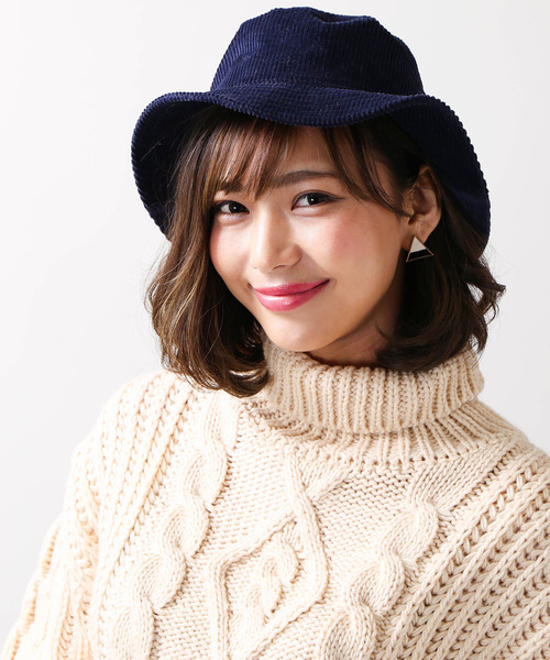 WEGO（ウィゴー）の「WEGO/コーデュロイバケット（ハット・メンズ・ブラック/ネイビー/ライム・FREE）」の12枚目の写真