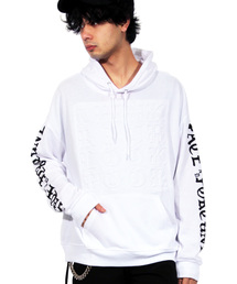 ８(eight) | 袖プリント ロゴ プルオーバー パーカー (パーカー)