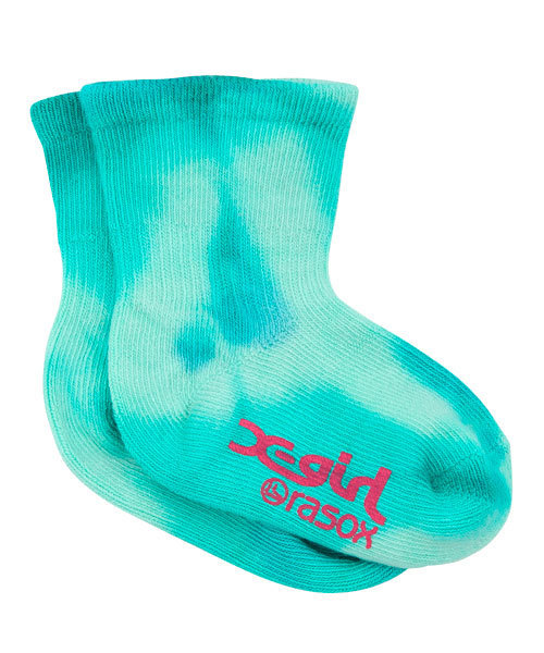 X-girl Stages(エックスガールステージス)の「XGS★ × rasox “CAMOUFLAGE”(ソックス/靴下・キッズ・ブルー/ピンク/グリーン・SMALL/MEDIUM/LARGE)」の2枚目の写真