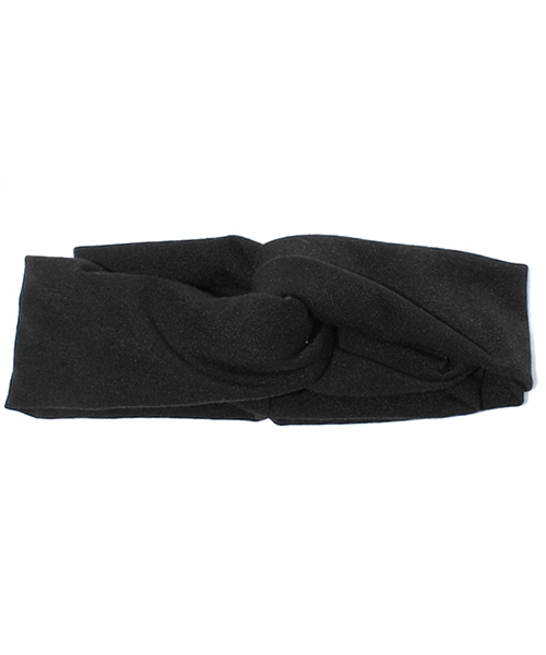 mystic（ミスティック）の「無地ﾀｰﾊﾞﾝ（ヘアバンド・レディース・グレー/ブラック・ﾌﾘ-）」の2枚目の写真