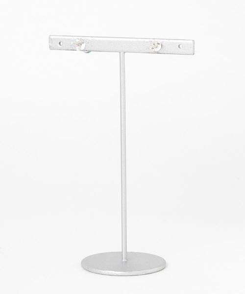 TONE SELECT GOODS(トーンセレクトグッズ)の「【925 SILVER ACC】ストーンラウンドピアス6mmSV925(OG)(ピアス(両耳用)・レディース・ブラック/ターコイズブルー・FREE)」の3枚目の写真