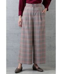 NATURAL BEAUTY BASIC | チェックワイドパンツ(その他パンツ)