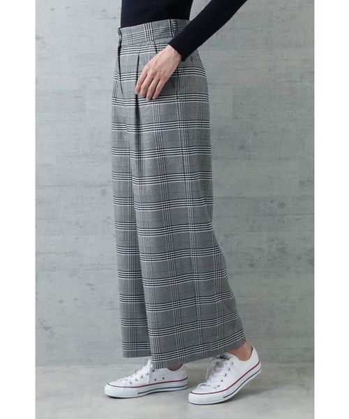 NATURAL BEAUTY BASIC(ナチュラルビューティーベーシック)の「【美人百花 10月号掲載】チェックワイドパンツ(その他パンツ・レディース・ブラウン系その他/ブルー系その他6・SMALL/MEDIUM/X-SMALL)」の11枚目の写真