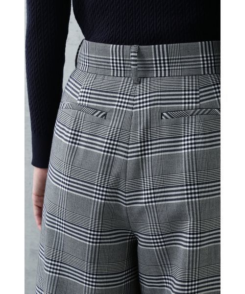 NATURAL BEAUTY BASIC(ナチュラルビューティーベーシック)の「【美人百花 10月号掲載】チェックワイドパンツ(その他パンツ・レディース・ブラウン系その他/ブルー系その他6・SMALL/MEDIUM/X-SMALL)」の7枚目の写真