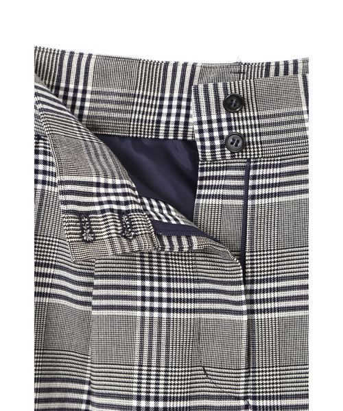 NATURAL BEAUTY BASIC(ナチュラルビューティーベーシック)の「【美人百花 10月号掲載】チェックワイドパンツ(その他パンツ・レディース・ブラウン系その他/ブルー系その他6・SMALL/MEDIUM/X-SMALL)」の3枚目の写真