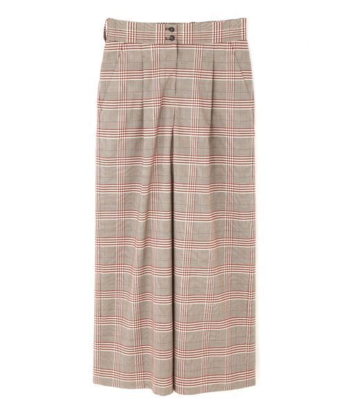 NATURAL BEAUTY BASIC(ナチュラルビューティーベーシック)の「【美人百花 10月号掲載】チェックワイドパンツ(その他パンツ・レディース・ブラウン系その他/ブルー系その他6・SMALL/MEDIUM/X-SMALL)」の17枚目の写真