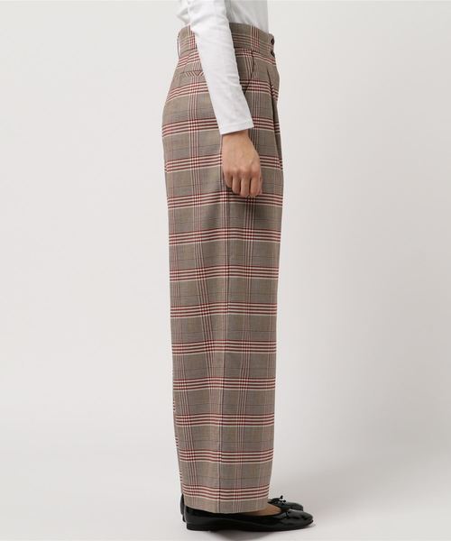 NATURAL BEAUTY BASIC(ナチュラルビューティーベーシック)の「【美人百花 10月号掲載】チェックワイドパンツ(その他パンツ・レディース・ブラウン系その他/ブルー系その他6・SMALL/MEDIUM/X-SMALL)」の9枚目の写真