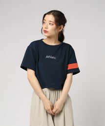 ショート丈ロゴTshirts