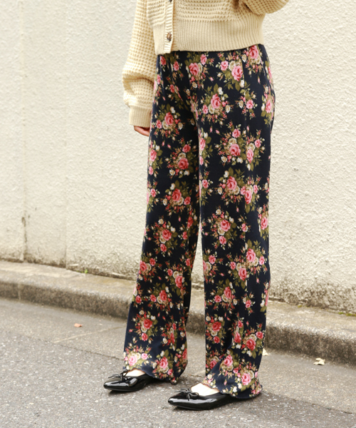apres jour(アプレジュール)の「アソート柄ニットソーパンツ【ZOZOTOWN限定アイテム】(その他パンツ・レディース・ブラック/ネイビー/アイボリー・フリー)」の3枚目の写真