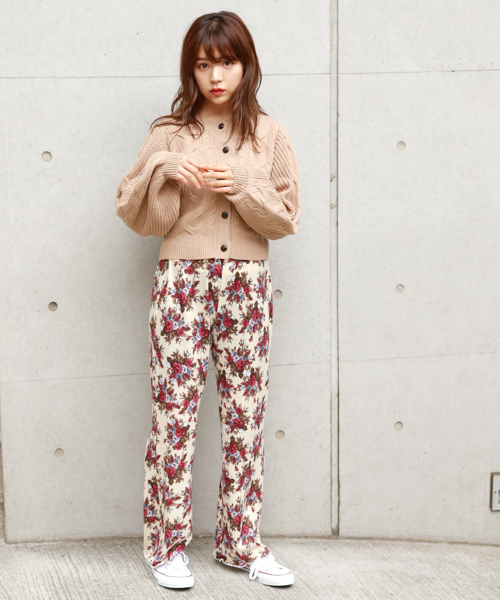 apres jour(アプレジュール)の「アソート柄ニットソーパンツ【ZOZOTOWN限定アイテム】(その他パンツ・レディース・ブラック/ネイビー/アイボリー・フリー)」の6枚目の写真
