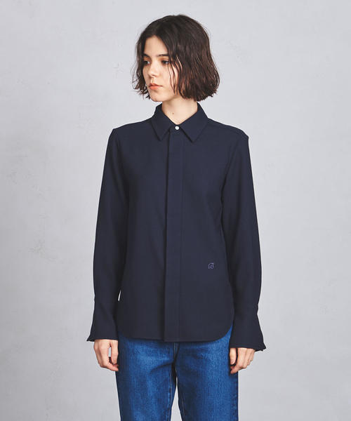 Madison Blue ボウタイ付きネイビー長袖シャツ UNITED ARROWS（ユナイテッドアローズ）の「＜MADISON BLUE