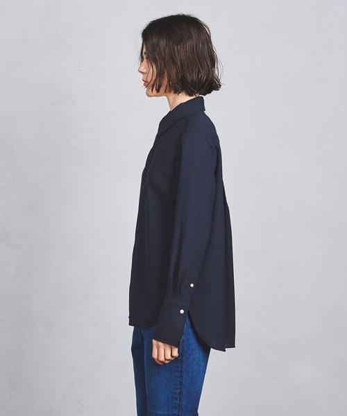 MADISONBLUE ネイビー 長袖シャツ Mサイズ Madison Blue ボウタイ付き