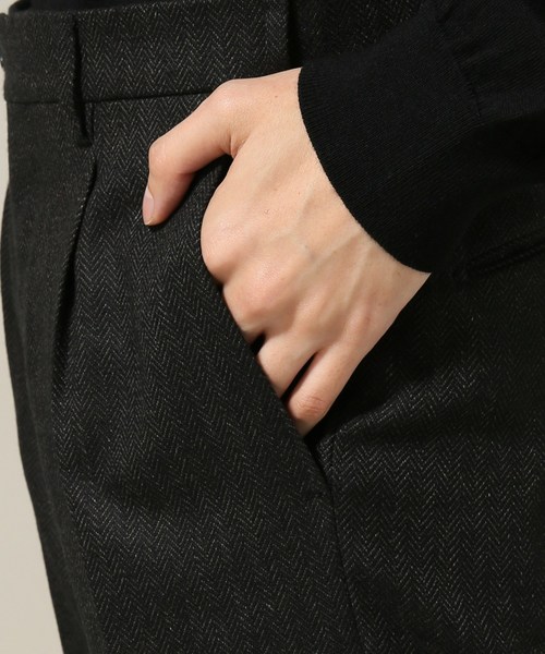 BERWICH（ベルウィッチ）の「BERWICH / ベルウィッチ PIERO 1プリーツヘリンボーントラウザー（その他パンツ・メンズ・ブラウン・44/46/48）」の6枚目の写真