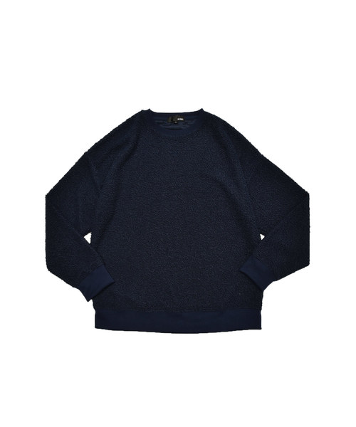 MinoriTY（マイノリティ）の「プードルボアビッグトレーナー ビッグシルエット（スウェット・メンズ・ブラック/ネイビー/グレー/モカ・M/L/XL）」の15枚目の写真