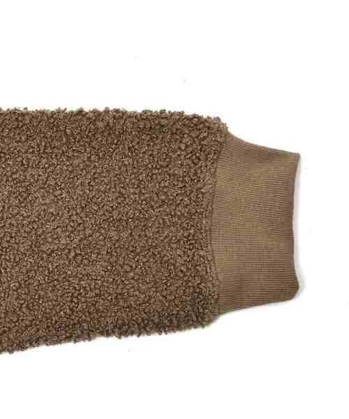 MinoriTY（マイノリティ）の「プードルボアビッグトレーナー ビッグシルエット（スウェット・メンズ・ブラック/ネイビー/グレー/モカ・M/L/XL）」の11枚目の写真