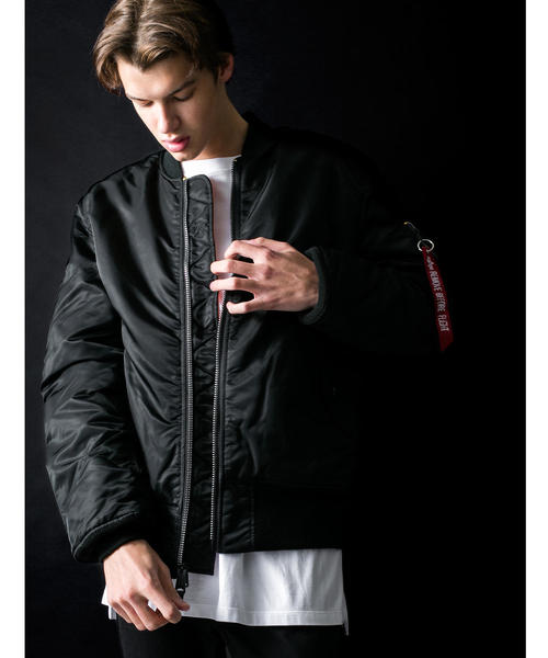 Alpha Industries(アルファインダストリーズ)の「<ALPHA INDUSTRIES> MA-1 TIGHT/ブルゾン ◆(MA-1・メンズ・ブラック/オリーブ/ブラウン/ネイビー・SMALL/MEDIUM/X-LARGE/LARGE)」の7枚目の写真