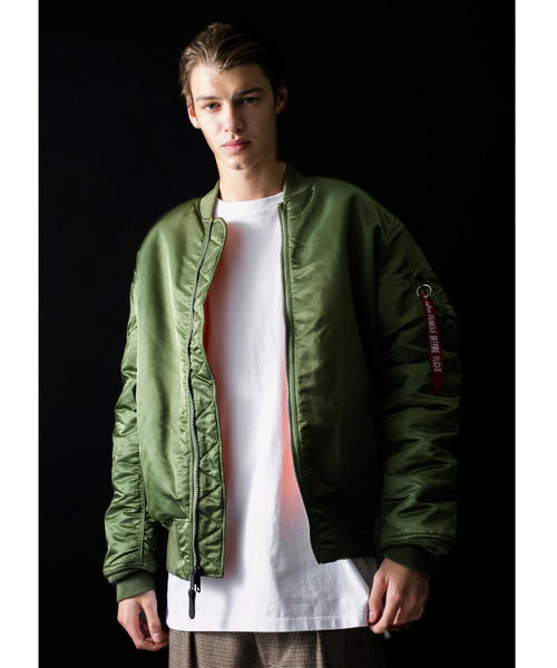 Alpha Industries(アルファインダストリーズ)の「<ALPHA INDUSTRIES> MA-1 TIGHT/ブルゾン ◆(MA-1・メンズ・ブラック/オリーブ/ブラウン/ネイビー・SMALL/MEDIUM/X-LARGE/LARGE)」の20枚目の写真
