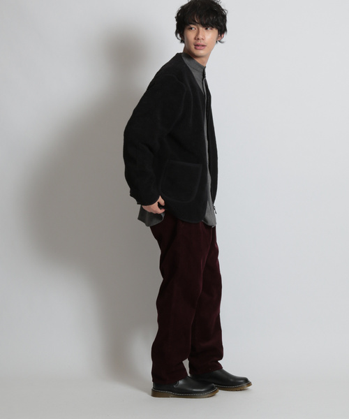 niko and...（ニコアンド）の「フリースジップカーディガン（カーディガン/ボレロ・メンズ・ブラック/アイボリー/キャメル・MEDIUM/LARGE）」の4枚目の写真