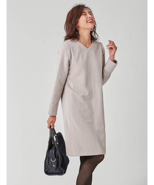 Fabia ファビア の ｖネックワンピース ワンピース Wear