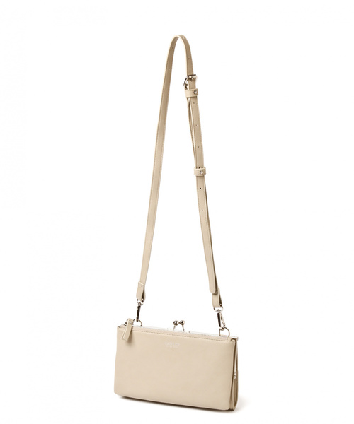 BAYFLOW（ベイフロー）の「フレームパースショルダー（ショルダーバッグ・レディース・ブラック/ベージュ/ブルー・FREE）」の5枚目の写真