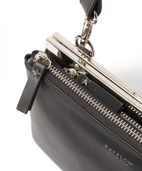 BAYFLOW（ベイフロー）の「フレームパースショルダー（ショルダーバッグ・レディース・ブラック/ベージュ/ブルー・FREE）」の14枚目の写真