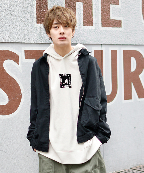 kutir(クティール)の「ドリズラージャケット オーバーシルエット(ブルゾン・メンズ・ブラック/ベージュ/カーキ・MEDIUM/LARGE)」の2枚目の写真