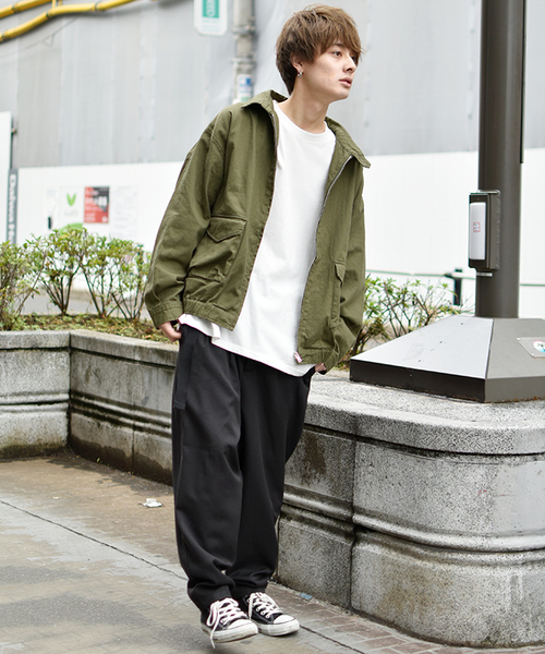 kutir(クティール)の「ドリズラージャケット オーバーシルエット(ブルゾン・メンズ・ブラック/ベージュ/カーキ・MEDIUM/LARGE)」の16枚目の写真