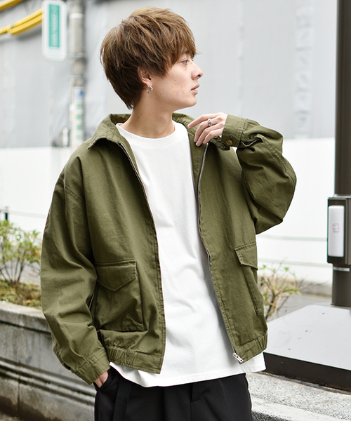 kutir(クティール)の「ドリズラージャケット オーバーシルエット(ブルゾン・メンズ・ブラック/ベージュ/カーキ・MEDIUM/LARGE)」の21枚目の写真