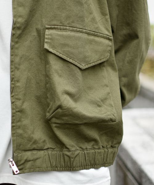 kutir(クティール)の「ドリズラージャケット オーバーシルエット(ブルゾン・メンズ・ブラック/ベージュ/カーキ・MEDIUM/LARGE)」の22枚目の写真