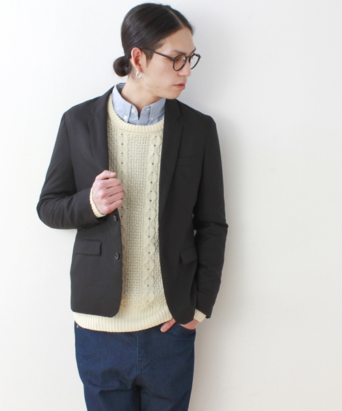 WEGO（ウィゴー）の「WEGO/テーラードジャケット（テーラードジャケット・メンズ・ブラック/ブルー系その他/ネイビー・SMALL/LARGE/MEDIUM）」の14枚目の写真