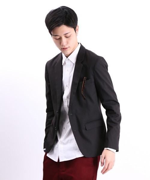 WEGO（ウィゴー）の「WEGO/テーラードジャケット（テーラードジャケット・メンズ・ブラック/ブルー系その他/ネイビー・SMALL/LARGE/MEDIUM）」の15枚目の写真