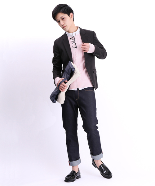 WEGO（ウィゴー）の「WEGO/テーラードジャケット（テーラードジャケット・メンズ・ブラック/ブルー系その他/ネイビー・SMALL/LARGE/MEDIUM）」の16枚目の写真