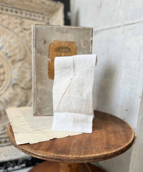 m.soeur（エムスール）の「スズランレースのギフト袋（大）（ラッピングキット・レディース・ホワイト/ダークグリーン・FREE）」の6枚目の写真