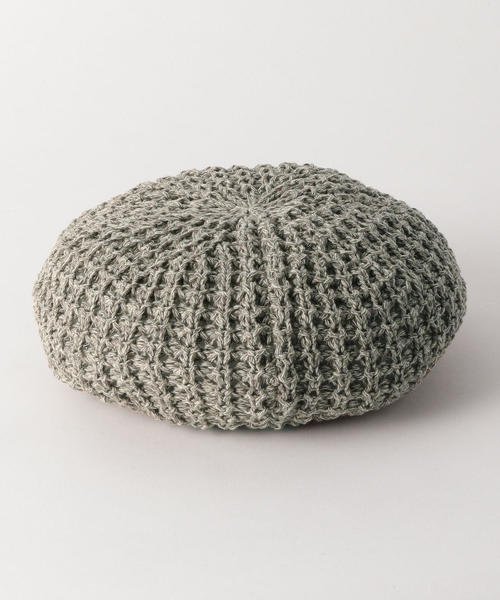 BEAUTY&YOUTH UNITED ARROWS(ビューティーアンドユースユナイテッドアローズ)の「BY かぎ編みベレー帽(ハンチング/ベレー帽・レディース・グレー・FREE)」の2枚目の写真