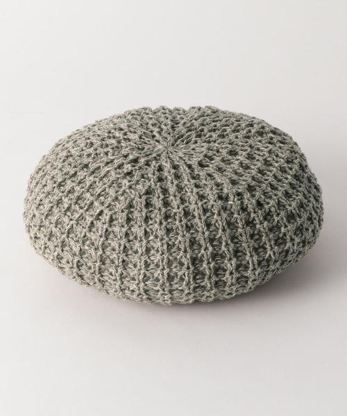 BEAUTY&YOUTH UNITED ARROWS(ビューティーアンドユースユナイテッドアローズ)の「BY かぎ編みベレー帽(ハンチング/ベレー帽・レディース・グレー・FREE)」の3枚目の写真