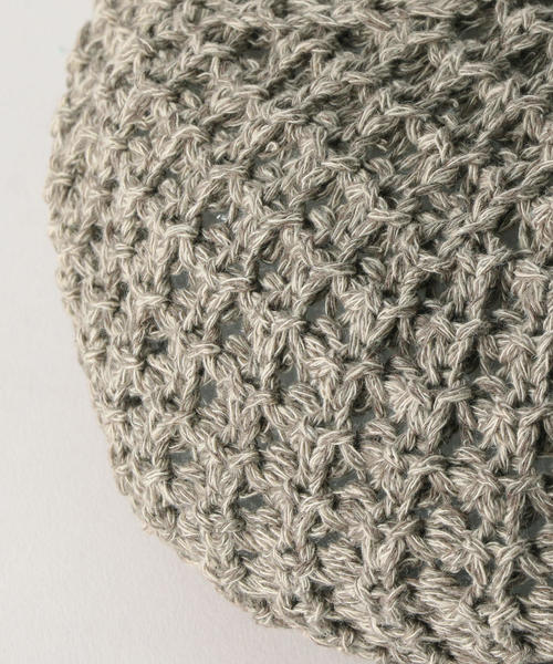 BEAUTY&YOUTH UNITED ARROWS(ビューティーアンドユースユナイテッドアローズ)の「BY かぎ編みベレー帽(ハンチング/ベレー帽・レディース・グレー・FREE)」の5枚目の写真