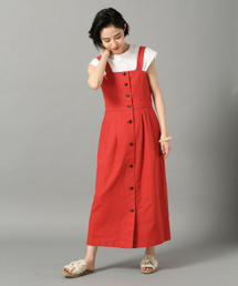 LOWRYS FARM | マエボタンキャミワンピ　832230(ワンピース)