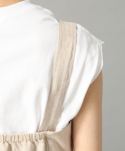 LOWRYS FARM（ローリーズファーム）の「マエボタンキャミワンピ　832230（ワンピース・レディース・ブラック/レッド/アイボリー・MEDIUM/LARGE）」の6枚目の写真