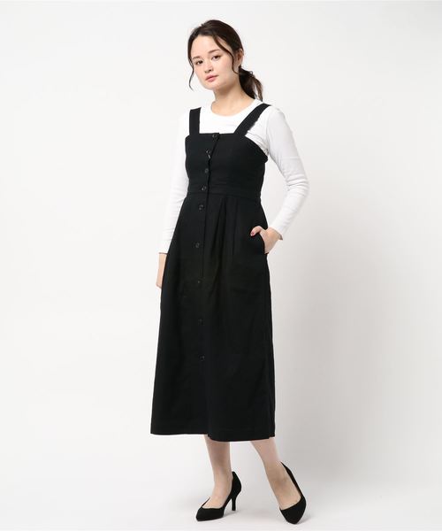 LOWRYS FARM（ローリーズファーム）の「マエボタンキャミワンピ　832230（ワンピース・レディース・ブラック/レッド/アイボリー・MEDIUM/LARGE）」の16枚目の写真