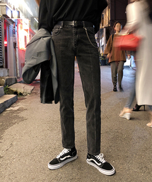 MASONPRINCE | 【M.P Studios】ヴィンテージ加工 色落ち テーパード デニムパンツ(デニムパンツ)