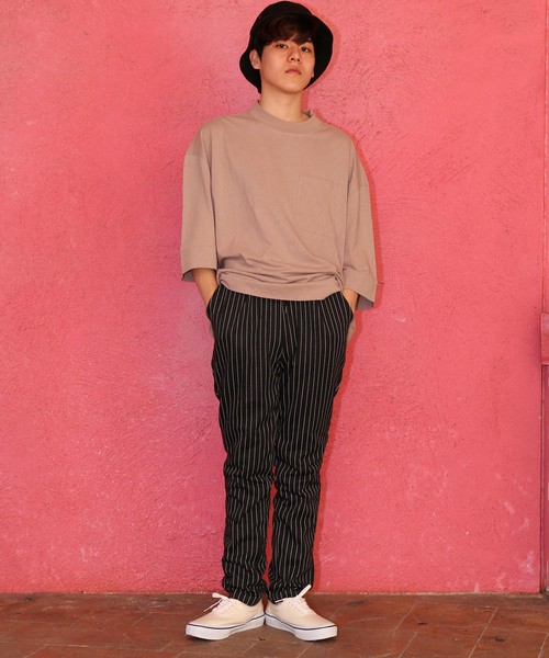 revertical(リバーティカル)の「メンズテーパードパンツ ポンチ素材 ストライプ柄 ストレッチパンツ(その他パンツ・メンズ・ネイビー×ホワイト/グレー/ネイビー/ブラック×ホワイト/ブラック/グレー系その他・XL/M/L)」の13枚目の写真