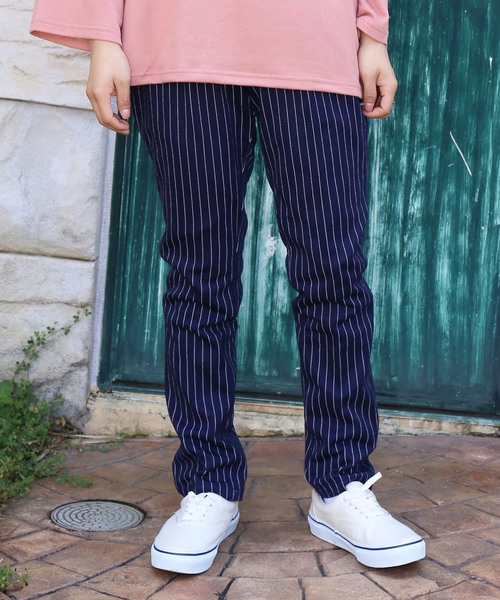 revertical(リバーティカル)の「メンズテーパードパンツ ポンチ素材 ストライプ柄 ストレッチパンツ(その他パンツ・メンズ・ネイビー×ホワイト/グレー/ネイビー/ブラック×ホワイト/ブラック/グレー系その他・XL/M/L)」の22枚目の写真