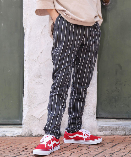 revertical(リバーティカル)の「メンズテーパードパンツ ポンチ素材 ストライプ柄 ストレッチパンツ(その他パンツ・メンズ・ネイビー×ホワイト/グレー/ネイビー/ブラック×ホワイト/ブラック/グレー系その他・XL/M/L)」の19枚目の写真