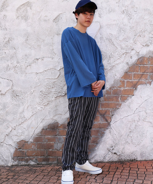 revertical(リバーティカル)の「メンズテーパードパンツ ポンチ素材 ストライプ柄 ストレッチパンツ(その他パンツ・メンズ・ネイビー×ホワイト/グレー/ネイビー/ブラック×ホワイト/ブラック/グレー系その他・XL/M/L)」の21枚目の写真